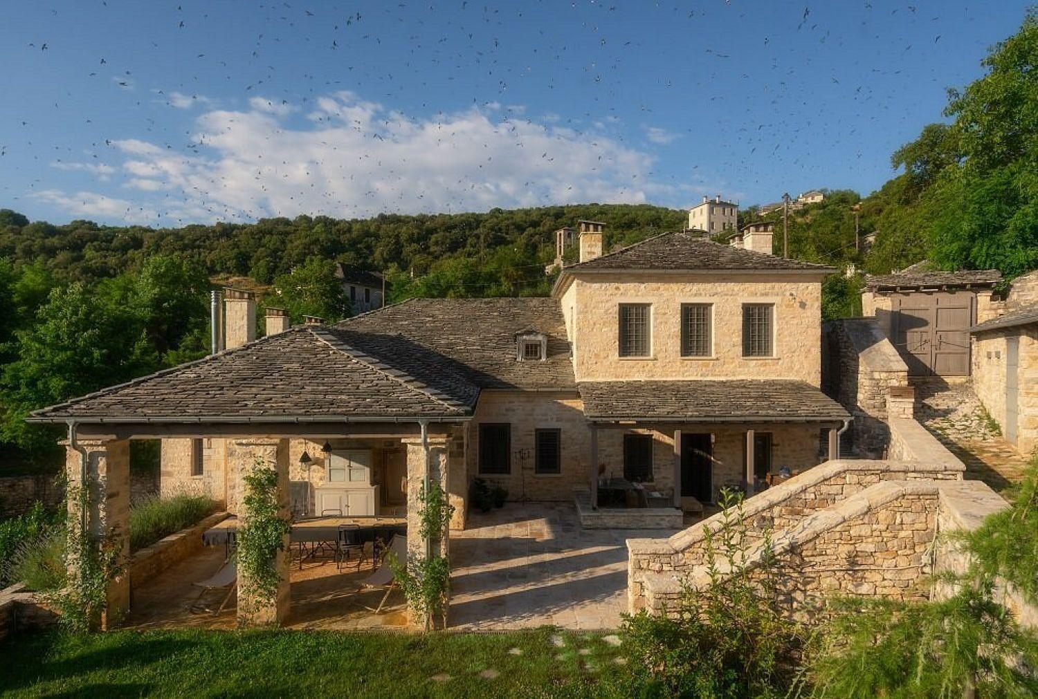 "Apeiros Chora" Hotel, Zagori Kato Pedina Bagian luar foto